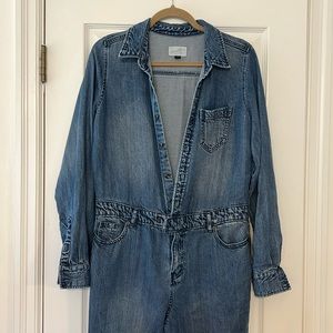 Universal threads denim jumpsuit